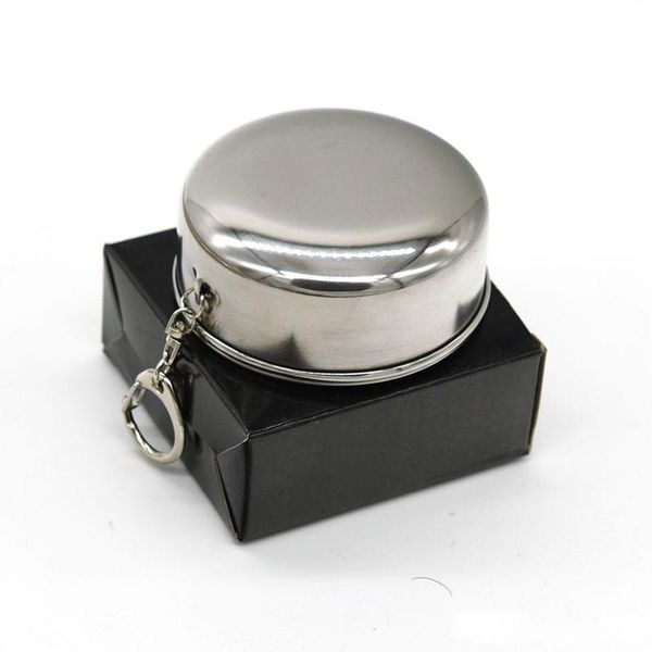 new folding cup 240ml stainless steel portable outdoor travel camping folding collapsible mugs metal telescopic keychain mugs
new folding cup 240ml stainless steel portable outdoor travel camping folding collapsible mugs metal telescopic keychain mugs
