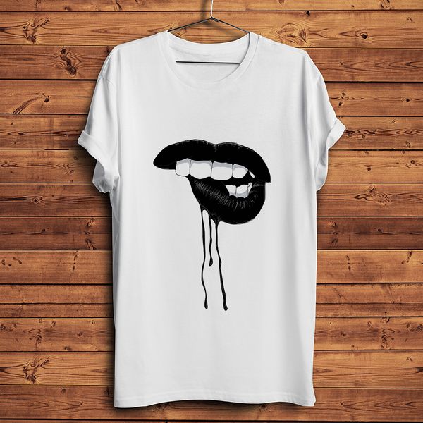 gothic style black lips funny t shirt men summer new white casual tshirt homme streetwear t-shirt
gothic style black lips funny t shirt men summer new white casual tshirt homme streetwear t-shirt