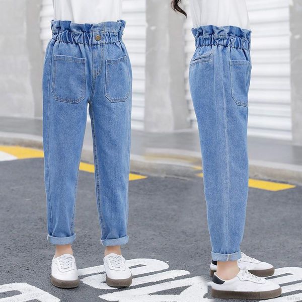 jeans 2021 spring and autumn girls high waist blue slim fit denim material for trousers 4-16 year fashion student pants
jeans 2021 spring and autumn girls high waist blue slim fit denim material for trousers 4-16 year fashion student pants
