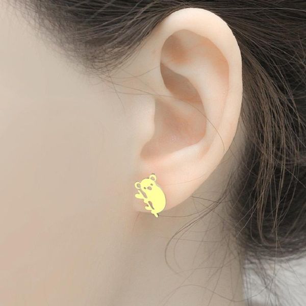 stud she weier koala fashion korean earrings for women female jewelry stainless steel jewellery kpop gold small brincos, Golden;silver
stud she weier koala fashion korean earrings for women female jewelry stainless steel jewellery kpop gold small brincos, Golden;silver