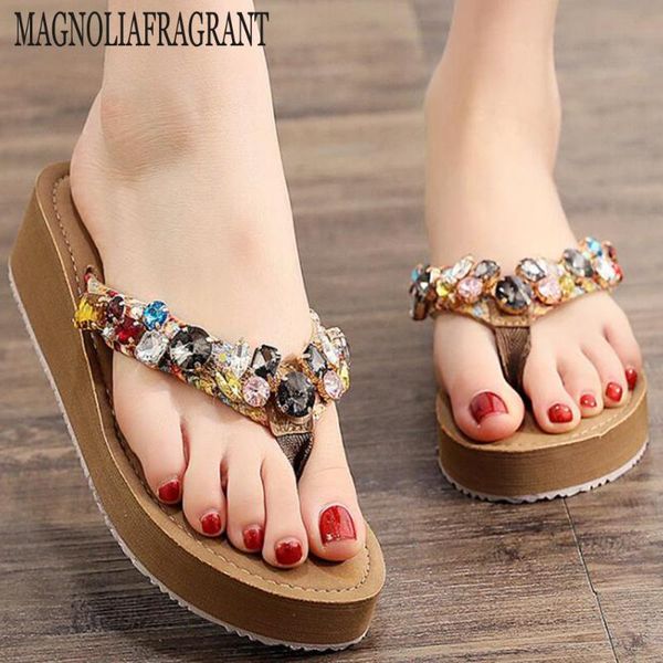 2020 summer fashion rhinestones wedges flip flops women's casual beach shoes ladies non-slip platform zapatos de mujer hy341, Black
2020 summer fashion rhinestones wedges flip flops women's casual beach shoes ladies non-slip platform zapatos de mujer hy341, Black