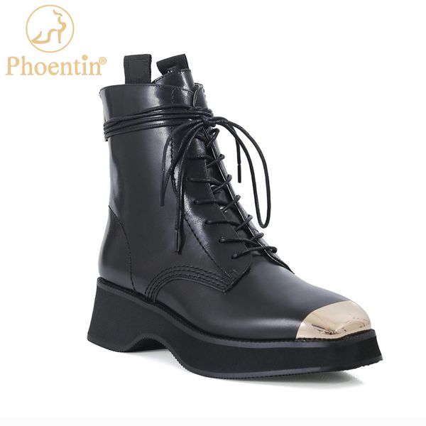 boots phoentin real leather for women shoes luxury female metal toe women's heels fall zip platform street ft1127, Black
boots phoentin real leather for women shoes luxury female metal toe women's heels fall zip platform street ft1127, Black