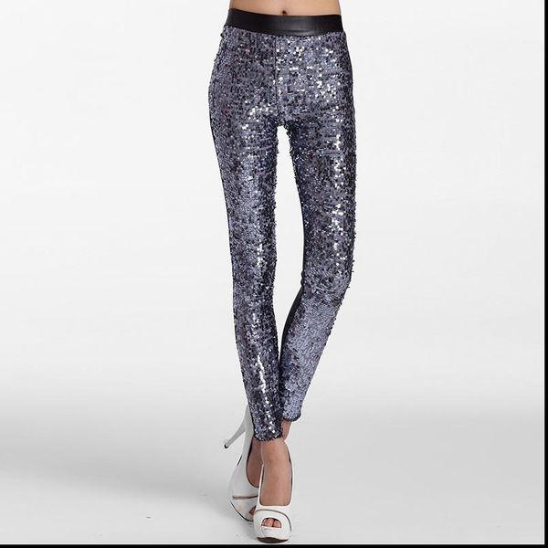 lady night bar club sequins leggings women punk leggings girl fashion gothic pant silver gold red blue leggings, Black
lady night bar club sequins leggings women punk leggings girl fashion gothic pant silver gold red blue leggings, Black