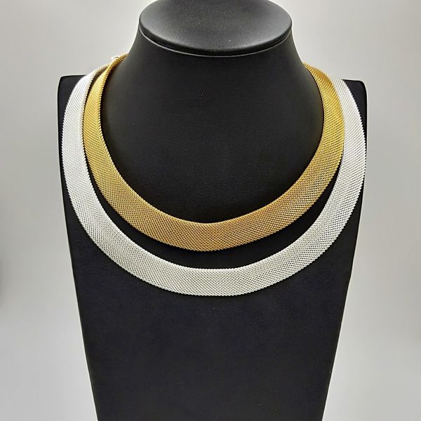 USENSET Brand new stainless steel mesh chain necklace gold silver necklace jewelry fashion features jewelry gifts direct selling
USENSET Brand new stainless steel mesh chain necklace gold silver necklace jewelry fashion features jewelry gifts direct selling