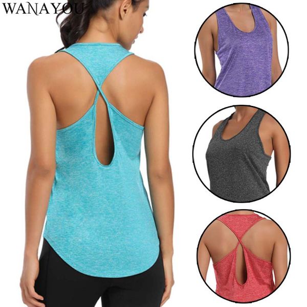 wanayou breathable sleeveless fitness yoga shirts,hollow out backless women's gym vest,elastic solid cross back running yoga top, White;red
wanayou breathable sleeveless fitness yoga shirts,hollow out backless women's gym vest,elastic solid cross back running yoga top, White;red