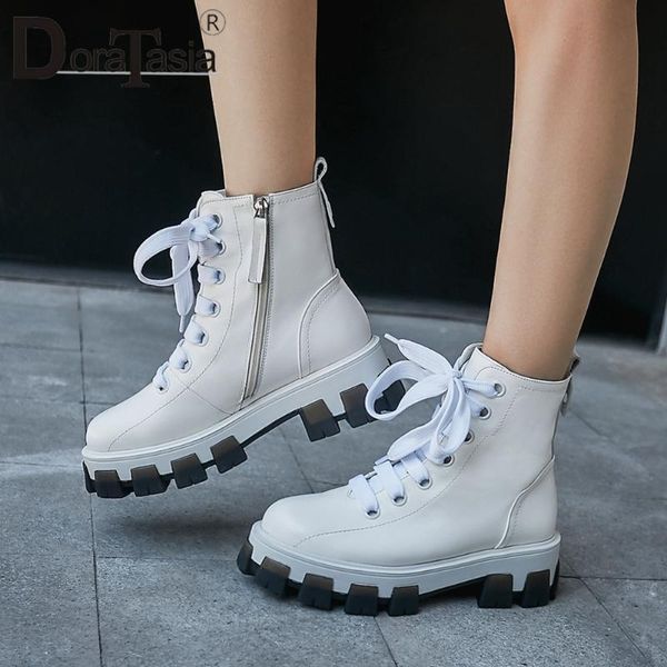 doratasia cool girl fashion round toe platform lace up chunky boots zipper winter boots women designer wholesale shoes woman, Black
doratasia cool girl fashion round toe platform lace up chunky boots zipper winter boots women designer wholesale shoes woman, Black