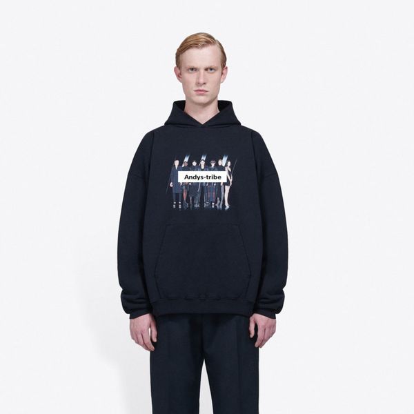 20ss andys style model portrait oversized sweater pullover hoodies fashion men and women hoodeis hfxhwy113, Black
20ss andys style model portrait oversized sweater pullover hoodies fashion men and women hoodeis hfxhwy113, Black
