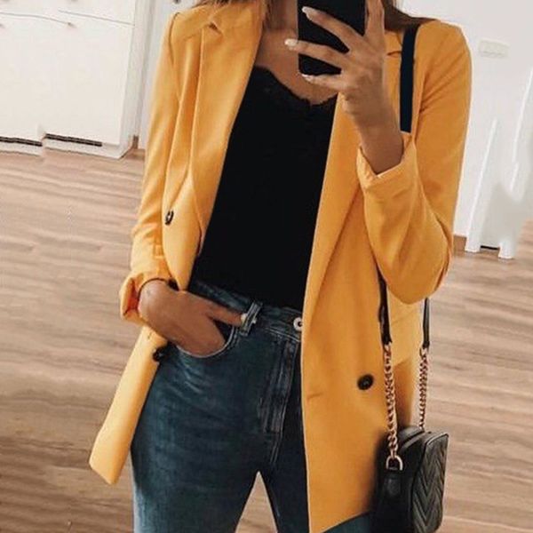 women's suits & blazers women coat pink blazer womens clothes 2021 girl korean style full solid casual gothic mama fashion harajuku whi, White;black
women's suits & blazers women coat pink blazer womens clothes 2021 girl korean style full solid casual gothic mama fashion harajuku whi, White;black