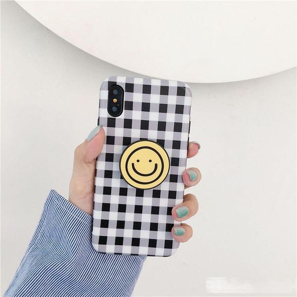 soft ultrathin tpu phone case smile face cartoon phone cover holder back plaid pattern covers for iphone 7 8 x/xs xr max
soft ultrathin tpu phone case smile face cartoon phone cover holder back plaid pattern covers for iphone 7 8 x/xs xr max