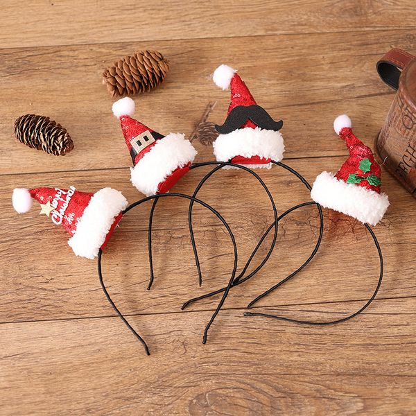 4 species new christmas hat headband christmas party ball festival decorations props sequins hair accessories
4 species new christmas hat headband christmas party ball festival decorations props sequins hair accessories
