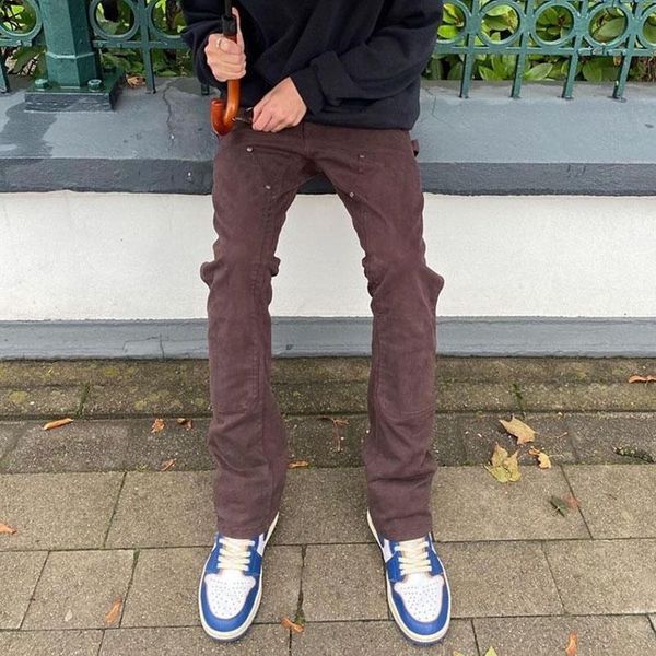 street simple 20ss washed pants bell-bottomed denim flares tooling pants high casual sale jeans fashion straight trousers lrjmr, Black
street simple 20ss washed pants bell-bottomed denim flares tooling pants high casual sale jeans fashion straight trousers lrjmr, Black