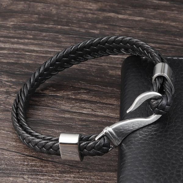 vintage men bracelets titanium steel men's multi-layer leather hook armband fashion jewelry for male pulsera hombre dropshipping, Golden;silver
vintage men bracelets titanium steel men's multi-layer leather hook armband fashion jewelry for male pulsera hombre dropshipping, Golden;silver