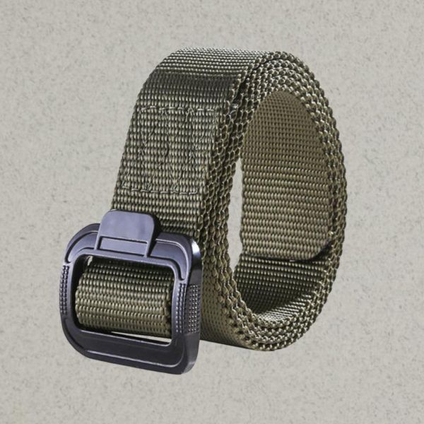 waist support men's outdoor tactical belt buckle 1.5 inch sports nylon casual mountain climbing (green), Black;gray
waist support men's outdoor tactical belt buckle 1.5 inch sports nylon casual mountain climbing (green), Black;gray