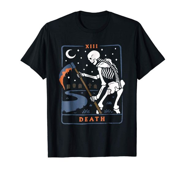 vintage tarot card t-shirt, death card, occult, tarot t shirt brand 2018 male short sleeve tee plus size fashion
vintage tarot card t-shirt, death card, occult, tarot t shirt brand 2018 male short sleeve tee plus size fashion