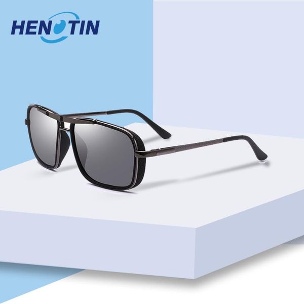 henotin 2020 retro polarized sunglasses men women vintage eyewear accessories black grey sun glasses for male/female, White;black
henotin 2020 retro polarized sunglasses men women vintage eyewear accessories black grey sun glasses for male/female, White;black