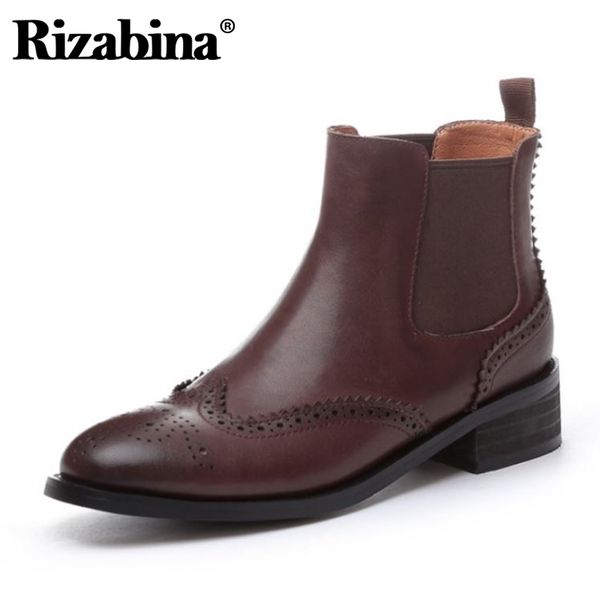 rizabina women ankle boots real leather flat heel print women shoes fashion winter autumn shoes footwear size 34-40, Black
rizabina women ankle boots real leather flat heel print women shoes fashion winter autumn shoes footwear size 34-40, Black