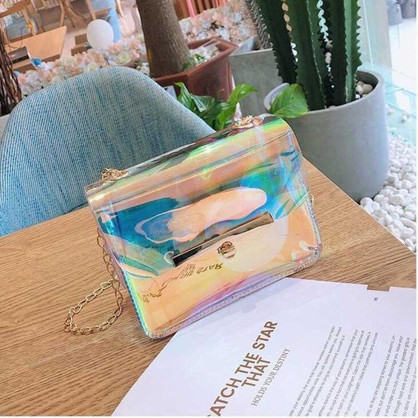 crossbody chain bags for women laser transparent bag korean style shoulder bag messenger gradient color pvc waterproof beach
crossbody chain bags for women laser transparent bag korean style shoulder bag messenger gradient color pvc waterproof beach