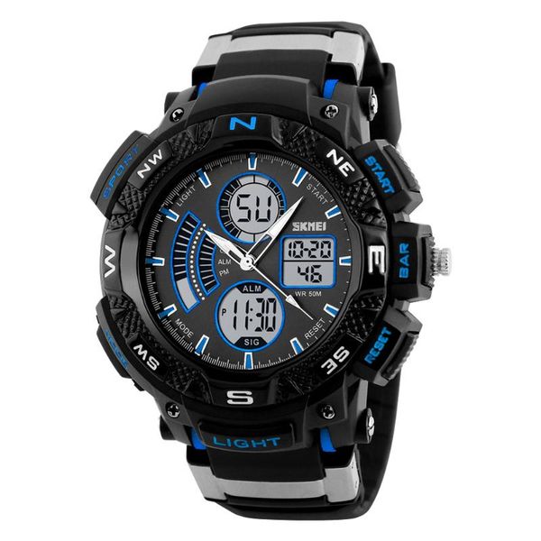 men's outdoor sport watch digital el light watch date week alarm chrono countdown waterproof relogio masculino men, Slivery;brown
men's outdoor sport watch digital el light watch date week alarm chrono countdown waterproof relogio masculino men, Slivery;brown