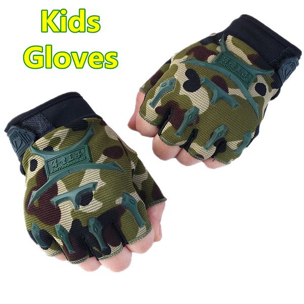 kids tactical fingerless gloves for 8-14 years old armed anti-skid sports outdoor half finger boys girls guantes luva, Blue;gray 
kids tactical fingerless gloves for 8-14 years old armed anti-skid sports outdoor half finger boys girls guantes luva, Blue;gray