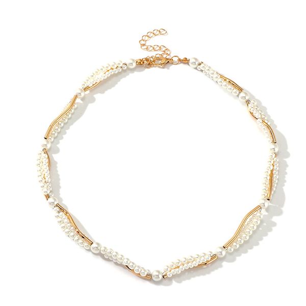 chokers pearl temperament choker necklace for women jewelry collares friends girl novel neck accessories aesthetics suspension xl10201, Golden;silver
chokers pearl temperament choker necklace for women jewelry collares friends girl novel neck accessories aesthetics suspension xl10201, Golden;silver