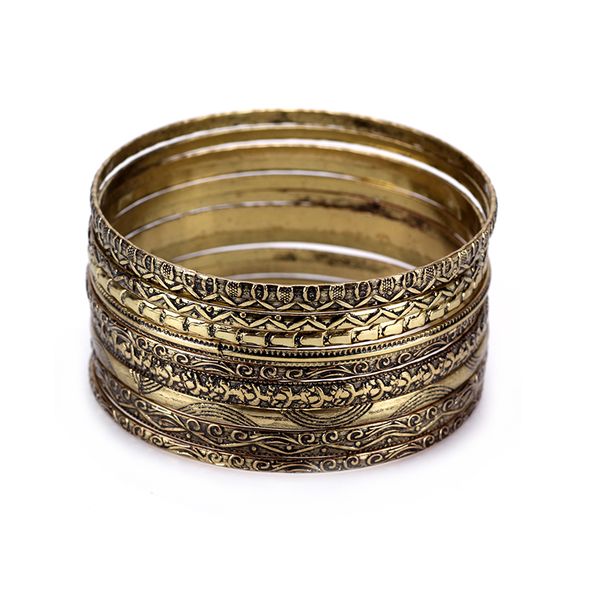 11 pcs/set vintage bangles sets lady metal bangle set women metal untique bronze bracelets wholesale lots jewelry, Black
11 pcs/set vintage bangles sets lady metal bangle set women metal untique bronze bracelets wholesale lots jewelry, Black