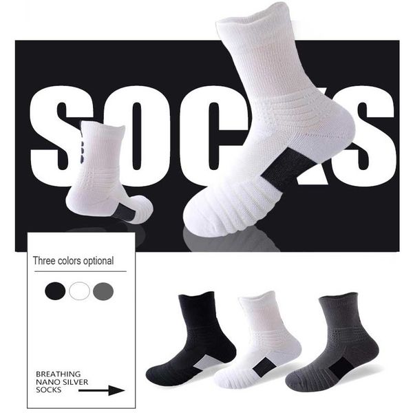 super elite men running socks sports sock hiking tennis ski man basketball football cycling slip cotton thick warm size 38-45, Black
super elite men running socks sports sock hiking tennis ski man basketball football cycling slip cotton thick warm size 38-45, Black