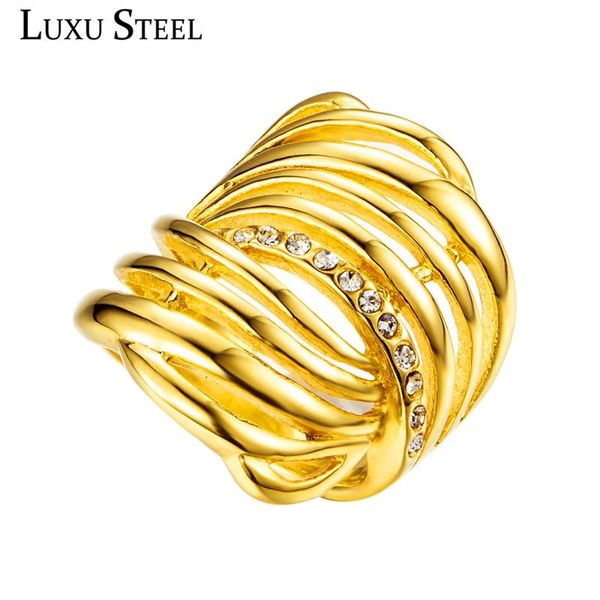 cluster rings luxusteel set anillos stainless steel cz for women men gold color size 7-10 engagement ring finger jewelry, Golden;silver
cluster rings luxusteel set anillos stainless steel cz for women men gold color size 7-10 engagement ring finger jewelry, Golden;silver
