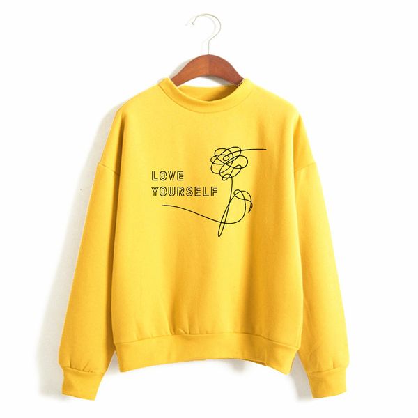 harajuku kpop love yourself felpe roupas sweatshirt hoodies women clothing plus size oversize hoodie drop shipping, Black
harajuku kpop love yourself felpe roupas sweatshirt hoodies women clothing plus size oversize hoodie drop shipping, Black