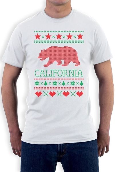 2020 men's fashion cali bear ugly christmas sweater - california republic t-shirt xmas apparel funny cotton tee
2020 men's fashion cali bear ugly christmas sweater - california republic t-shirt xmas apparel funny cotton tee