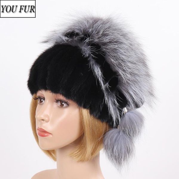 beanie/skull caps 2021 women hat knitted real mink hats for girls fur winter warm beanies ball cap lady quality, Blue;gray
beanie/skull caps 2021 women hat knitted real mink hats for girls fur winter warm beanies ball cap lady quality, Blue;gray