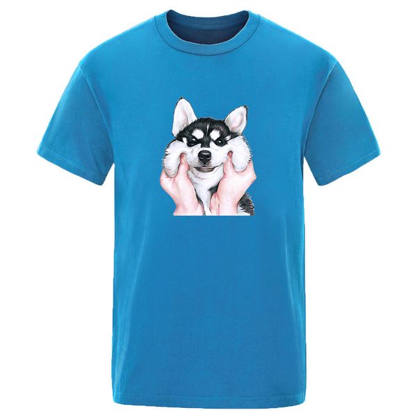 2020 cute funny cartoon husky printed t shirts summer new 100% cotton homme t-shirts solid color mens crew neck cool clothings
2020 cute funny cartoon husky printed t shirts summer new 100% cotton homme t-shirts solid color mens crew neck cool clothings