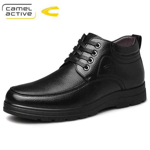 camel active new genuine leather men boots outdoor men casual shoes breathable fashion ankle boots for high winter, Black 
camel active new genuine leather men boots outdoor men casual shoes breathable fashion ankle boots for high winter, Black