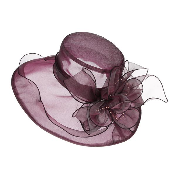 new trendy summer hats for women floral wedding fedoras formal hats wide brim sunhat beach hat, Blue;gray
new trendy summer hats for women floral wedding fedoras formal hats wide brim sunhat beach hat, Blue;gray