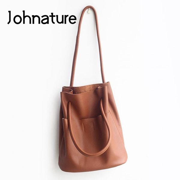johnature 2020 new korean fashion women shoulder bags 2020 new genuine leather bucket bag casual soft cowhide large handbag
johnature 2020 new korean fashion women shoulder bags 2020 new genuine leather bucket bag casual soft cowhide large handbag