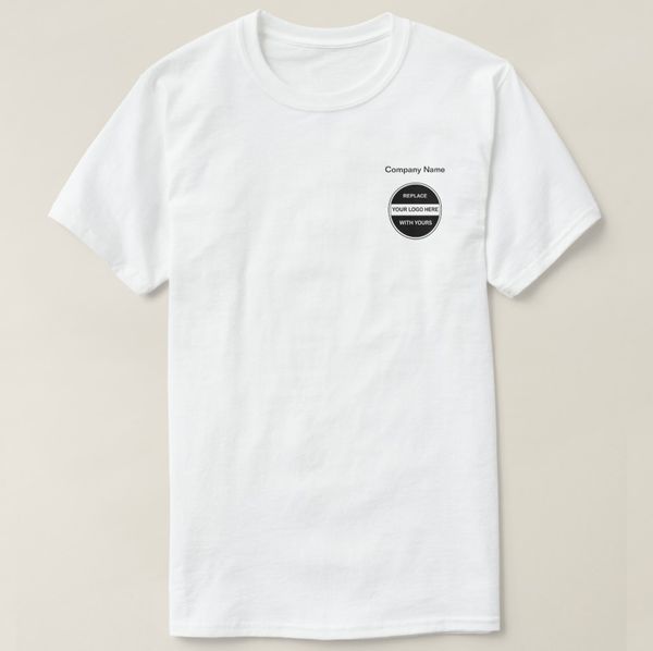 2019 printed men t shirt cotton short sleeve business logo work tee shirts women tshirt