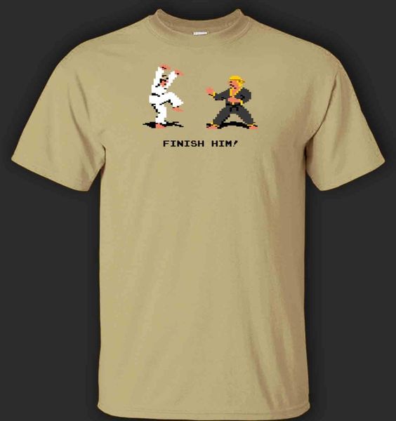 8-bit karate crane kick t-shirt - direct from summer 2020 men t-shirt fashion fashion t-shirt men clothing
