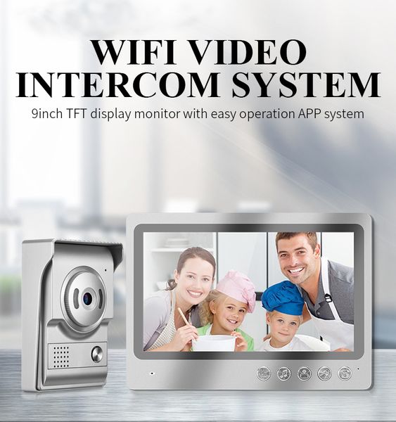 video door phones smartyiba 9"wifi intercom for smart home app remote unlock talk ir cut doorbell auto snaps record phone
video door phones smartyiba 9"wifi intercom for smart home app remote unlock talk ir cut doorbell auto snaps record phone