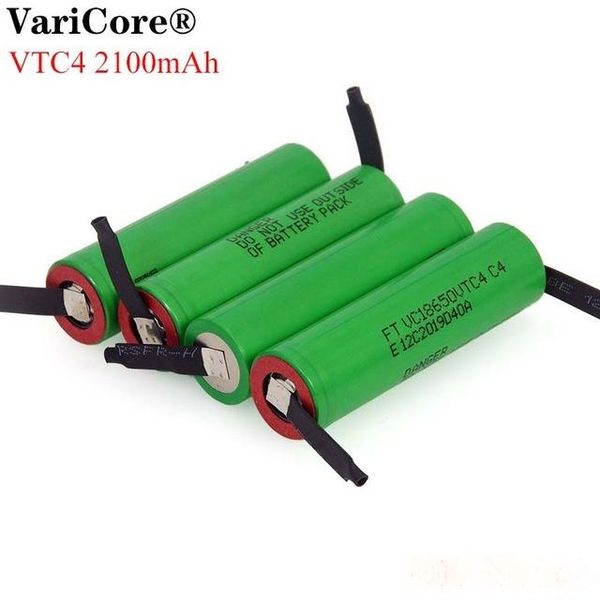 consumer electronics varicore new 3.6v 18650 vc18650vtc4 2100mah vtc4 20a 30a discharge rechargeable battery welding nickel sheet
consumer electronics varicore new 3.6v 18650 vc18650vtc4 2100mah vtc4 20a 30a discharge rechargeable battery welding nickel sheet