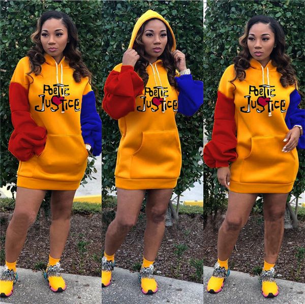 women embroidery letters hoodies dresses designer fashion puff sleeve hooded blouse dress constrast color sweatshirts overalls dress d9904, White
women embroidery letters hoodies dresses designer fashion puff sleeve hooded blouse dress constrast color sweatshirts overalls dress d9904, White