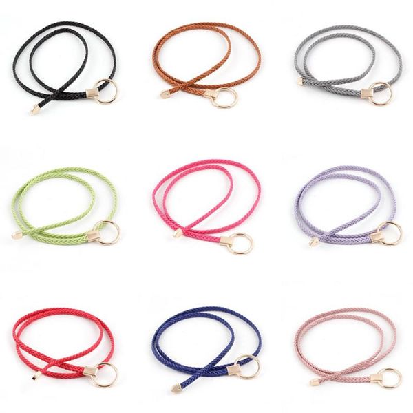 women braided thin belt gold round buckle waist belts self tie bow dress belt bltyn20002, Black;brown
women braided thin belt gold round buckle waist belts self tie bow dress belt bltyn20002, Black;brown