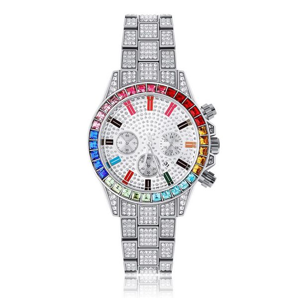 hip hop watch new fashion universal quartz hiphop watch full diamond multi dial gift for men and women, Slivery;brown
hip hop watch new fashion universal quartz hiphop watch full diamond multi dial gift for men and women, Slivery;brown