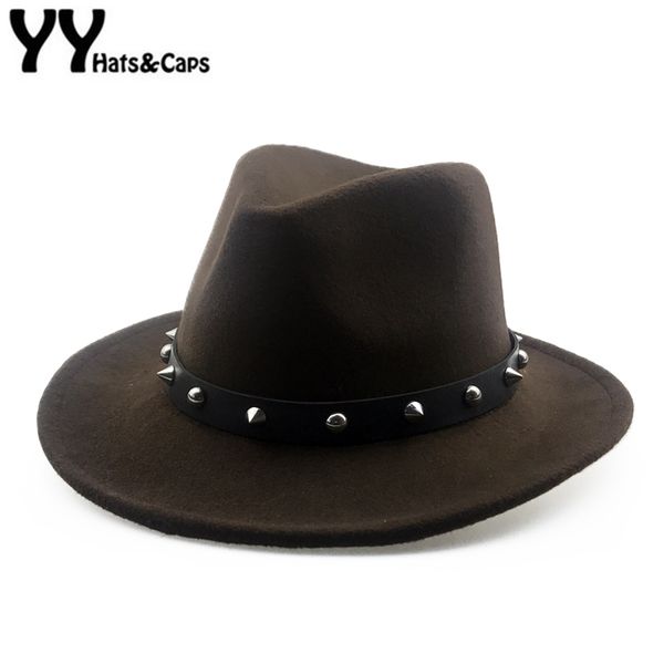 wide brim hats yy chapeau homme vintage trilby cap men rivet jazz caps women winter cowboy felt panama autumn 18124, Blue;gray
wide brim hats yy chapeau homme vintage trilby cap men rivet jazz caps women winter cowboy felt panama autumn 18124, Blue;gray