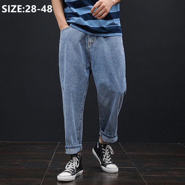 baggy jeans men clothing loose plus size denim pants mens oversized blue wide leg jean large 42 44 46 48 man fashion trousers
baggy jeans men clothing loose plus size denim pants mens oversized blue wide leg jean large 42 44 46 48 man fashion trousers