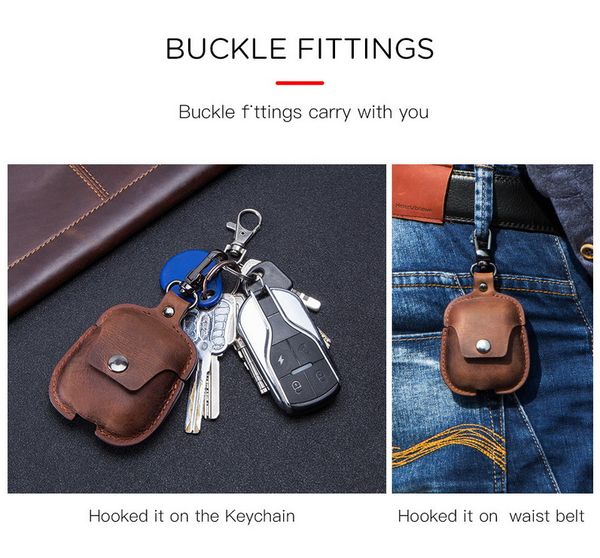 2020 genuine leather case protector cover for airpods cases 1 and 2 fashion hook clasp keychain anti fall for apple bluetooth headphone
2020 genuine leather case protector cover for airpods cases 1 and 2 fashion hook clasp keychain anti fall for apple bluetooth headphone