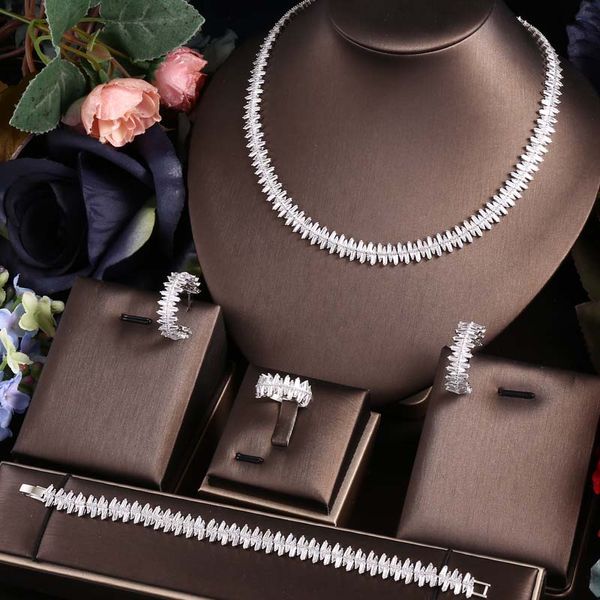 jankelly ale nigeria 4pcs bridal jewelry sets new fashion dubai full jewelry set for women wedding party accessories design, Silver
jankelly ale nigeria 4pcs bridal jewelry sets new fashion dubai full jewelry set for women wedding party accessories design, Silver