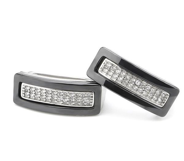 exquisite crystal ceramic stud earrings cubic zircon women ceramic earrings gold black white fashion16, Golden;silver
exquisite crystal ceramic stud earrings cubic zircon women ceramic earrings gold black white fashion16, Golden;silver