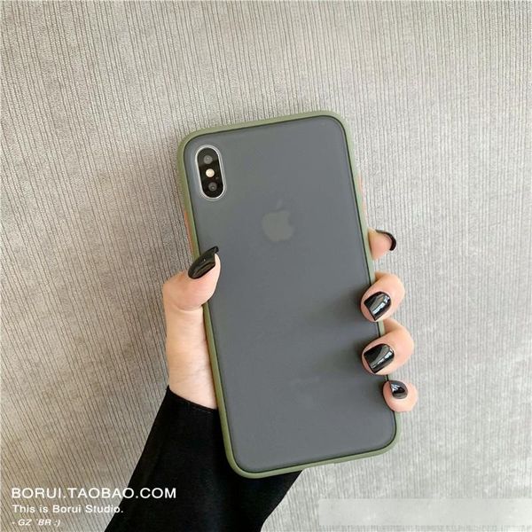 simple contrasting color suitable phone case for apple 8plus xs max iphone11pro transparent grinding sand 7p couples xr
simple contrasting color suitable phone case for apple 8plus xs max iphone11pro transparent grinding sand 7p couples xr