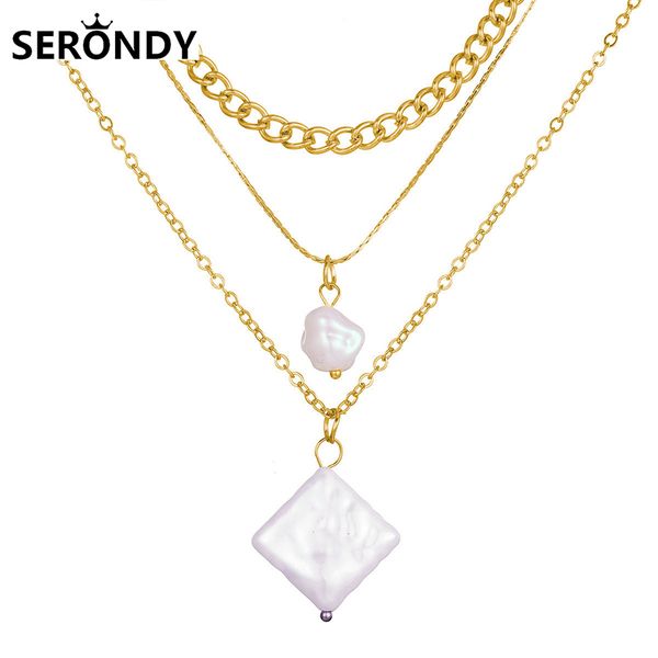 chokers alloy multilayer simplicity pearl boho choker necklace for women jewelry collares 2021 trend chains gift aesthetics xl10349, Golden;silver
chokers alloy multilayer simplicity pearl boho choker necklace for women jewelry collares 2021 trend chains gift aesthetics xl10349, Golden;silver