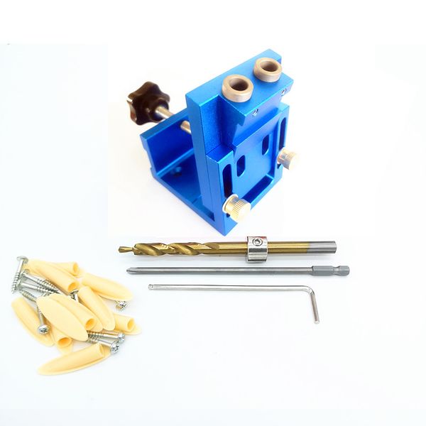 9.0mm aluminum pocket hole drill guide dowel jig woodworking joinery tools set for carpentry diy tools
9.0mm aluminum pocket hole drill guide dowel jig woodworking joinery tools set for carpentry diy tools