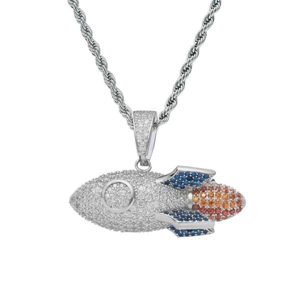rocket uzi sterling plate pendant colorful zircon cool fashion hip-hop women men necklaces, Silver
rocket uzi sterling plate pendant colorful zircon cool fashion hip-hop women men necklaces, Silver
